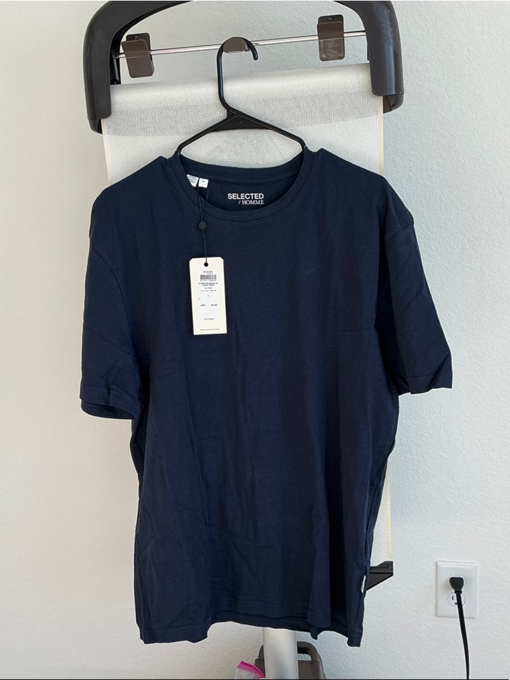 Classic Navy Crew Tee